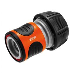 CONECTOR STOP MANGUERA DE D.INT. DE 19 MM - BLISTER