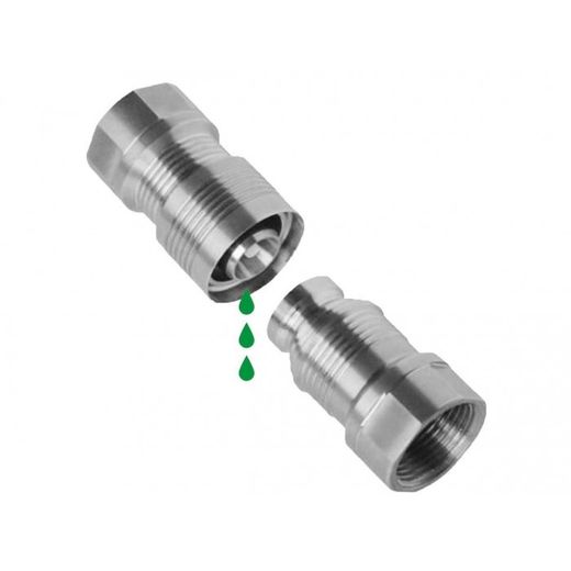 CONEXION RAPIDA MANGUERA GASOLEO ROSCA HEMBRA 1”-HEMBRA 1”