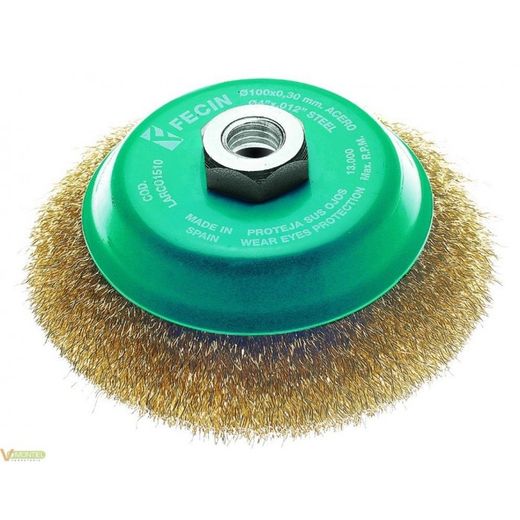 CONICO ONDUL.F-15 D100/M14/0.3 ACERO LTDO