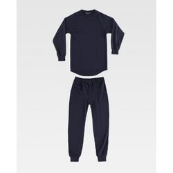 CONJUNTO CAMISETA, PANTALON REF.B0098 MARINO T-XL