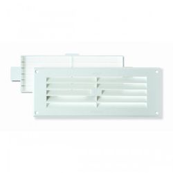 CONJUNTO HORIZONTAL PEQUEÑO REJILLA Y MOSQUITERA 10,5X27CM BLANCO