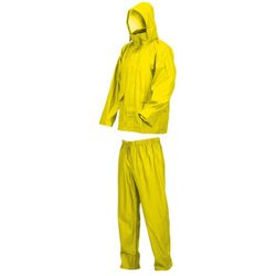 CONJUNTO LLUVIA PVC-PU COLOR: AMARILLO T-L