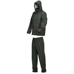 CONJUNTO LLUVIA PVC-PU COLOR: VERDE T-L