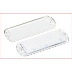 CONJUNTO TARJETERO 10 UDS. TRANSP 65X25 160018
