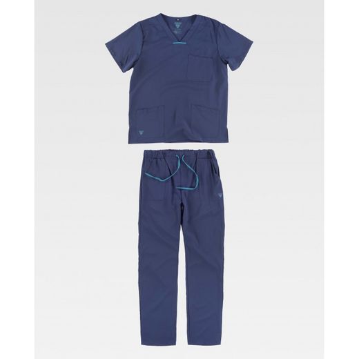 CONJUNTO UNISEX CASACA Y PANTALON REF.B9140 MARINO T-XL