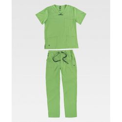 CONJUNTO UNISEX CASACA Y PANTALON REF.B9140 VERDE T-M