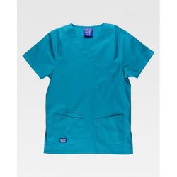 CONJUNTO UNISEX CASACA Y PANTALON REF.B9150 TURQUESA T-XL
