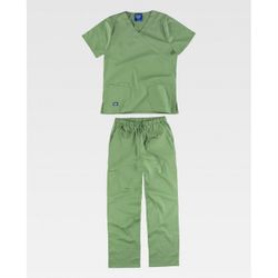CONJUNTO UNISEX CASACA Y PANTALON REF.B9150 VERDE HIERBA T-L