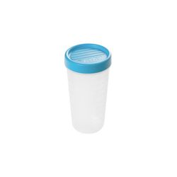 CONTENEDOR ALIMENTO 0.6 L.TWIST TURQUESA (85X85X165 MM)