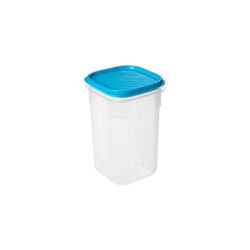 CONTENEDOR ALIMENTO 1.0 L.TOPFLEX CUADRADO TURQUESA(100X100X165 MM)