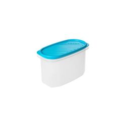 CONTENEDOR ALIMENTO 1.2 L.TOPFLEX OVALADO TURQUESA(100X185X122)
