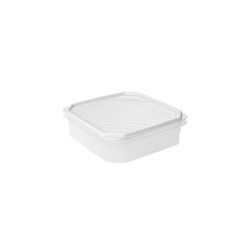 CONTENEDOR ALIMENTO 1,3 L.TOPFLEX CUADRADO BLANCO