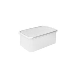 CONTENEDOR ALIMENTO 4,7 L.TOPFLEX RECTANGULAR BLANCO