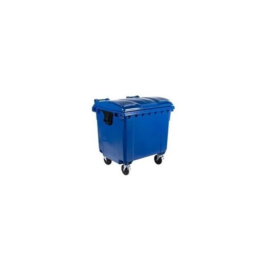 CONTENEDOR BASURERO HDPE VIRGEN 1100L AZUL