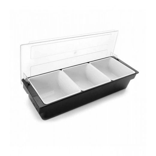 CONTENEDOR CONDIMENTOS 3 SECTORES 1000ML