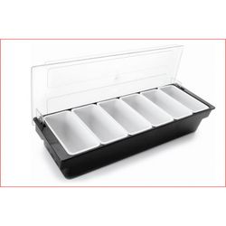 CONTENEDOR CONDIMENTOS 6 SECTORES 450 ML