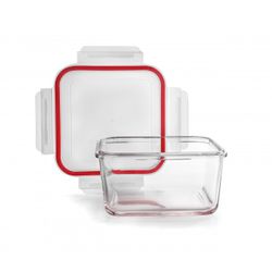 CONTENEDOR DE BOROSILICATO CUADR 750 ML