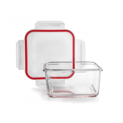 CONTENEDOR DE BOROSILICATO CUADR 750 ML