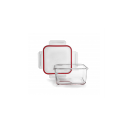 CONTENEDOR DE VIDRIO CUADRADO 1000 ML