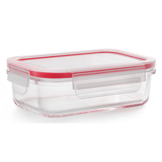 CONTENEDOR DE VIDRIO RECTANGULAR 900 ML