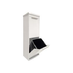 CONTENEDOR ECOCLAS PLUS 2 CUBOS BLANCO CON BANDEJA