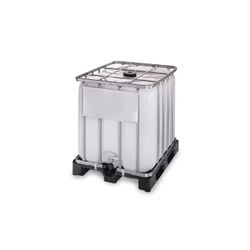 CONTENEDOR GRG/IBC ESTÁNDAR CON PALET DE PLASTICO, 1000 LITROS