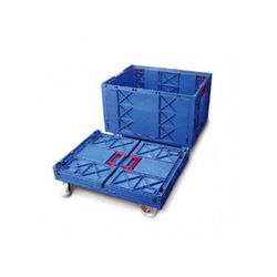 CONTENEDOR PLEGABLE CON BASE Y RUEDAS