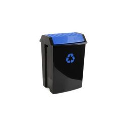 CONTENEDOR RECICLAJE 50 L AZUL (40X35,5X57,5)