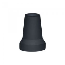 CONTERA GOMA BASTON 21 MM. NEGRA