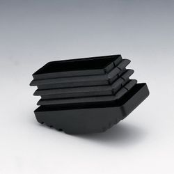 CONTERA INTERIOR 20X50 MM PARA ESCALERA NEGRO 1864-3G