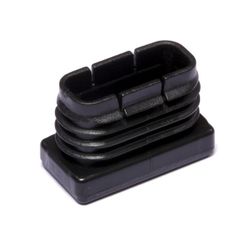 CONTERA INTERIOR RECTANGULAR 20X40MM NEGRO