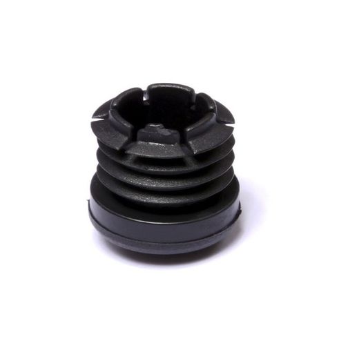 CONTERA INTERIOR REDONDA D.22MM NEGRO  BLISTER 4 UDS.