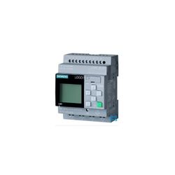 CONTROLADOR LOGICO SIEMENS LOGO!, 12 V DC, 24 V DC, 8 ENTRADAS TIPO ANALOGICO, DIGITAL, 4 SALIDAS TIPO RELE