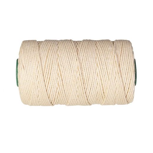 CORDON ALGODON TRENZADO 5 MM X 100 M.