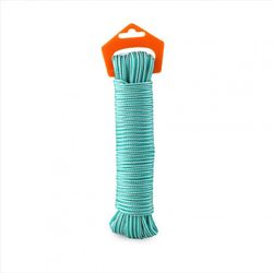 CORDON PP. TRENZADO 4,5MM. 15M.BIC.VERDE