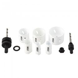 CORONA STEIN BIMETAL HSS 8 PC. ESTUCHE