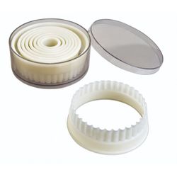 CORTA MASAS REDONDO RIZADO(9 PC)