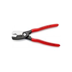 CORTACABLES DOBLE FILO KNIPEX 200 MM. CON MANGOS PVC