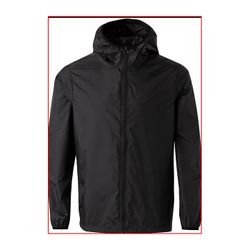 CORTAVIENTO UNISEX BLACK T-S
