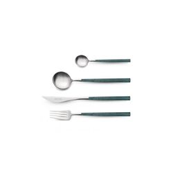 CUBERTERIA NEO VERDE MATE 24 PIEZAS BELOINOX