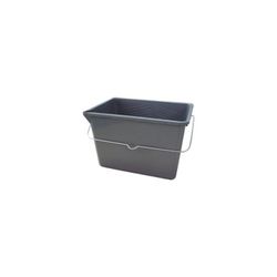 CUBETA PLASTICO GRIS S/REJILLA