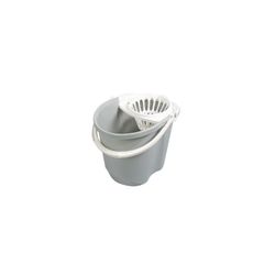 CUBO 15L CON ESCURRIDOR GRIS CLARO HABITEX