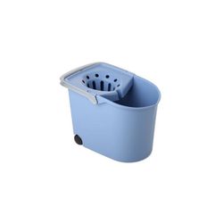 CUBO C/ESC. C/RUEDAS 13,5 L.AZUL (38,2X25,5X28)