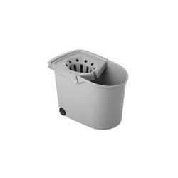 CUBO C/ESC. C/RUEDAS 13,5 L.GRIS
