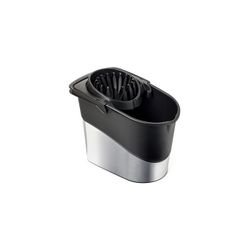 CUBO C/ESCURRIDOR SPIDER DECO /STEEL GRIS 14 L