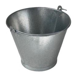 CUBO CONICO GALVANIZADO 12 L