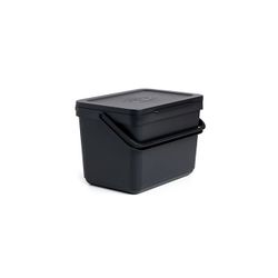 CUBO ORGANICO 6L SMART SIN SOPORTE /NEGRO