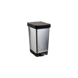 CUBO PEDAL 25L SMART STEEL /GRIS