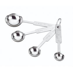 CUCHARA MEDIDAS INOX. (4 PIEZAS)