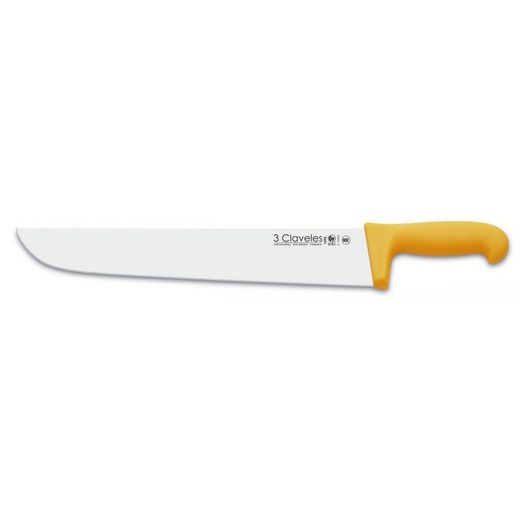 CUCHILLO CARNICERO I.PL. 36 CM. AMARILLO FH 3C